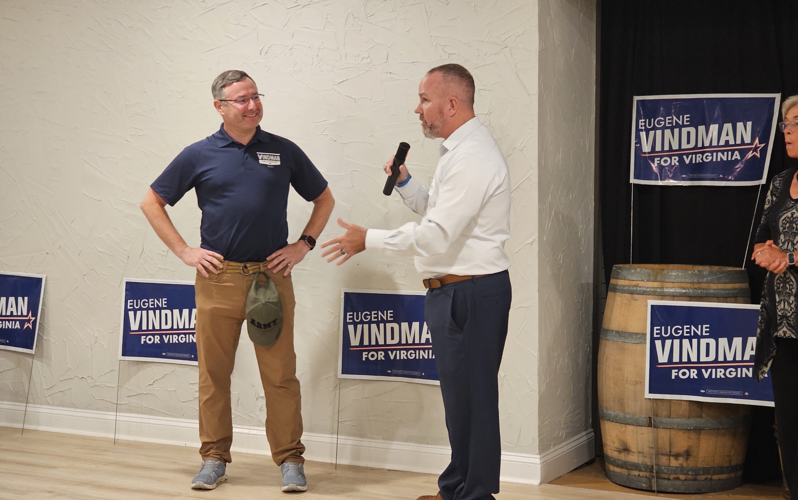 Eugene Vindman at the Piedmont Rally